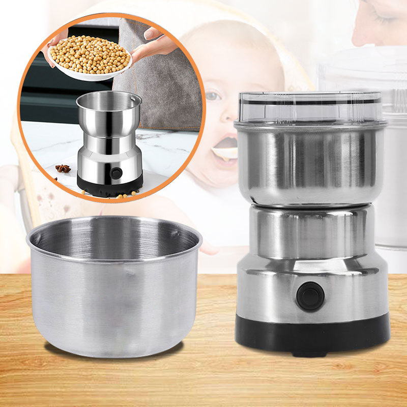 Electric Coffee & Spice Grinder – Stainless Steel