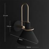 Mono Wall Lamp | Postmodern Metal Wall Light by Marco Bellini
