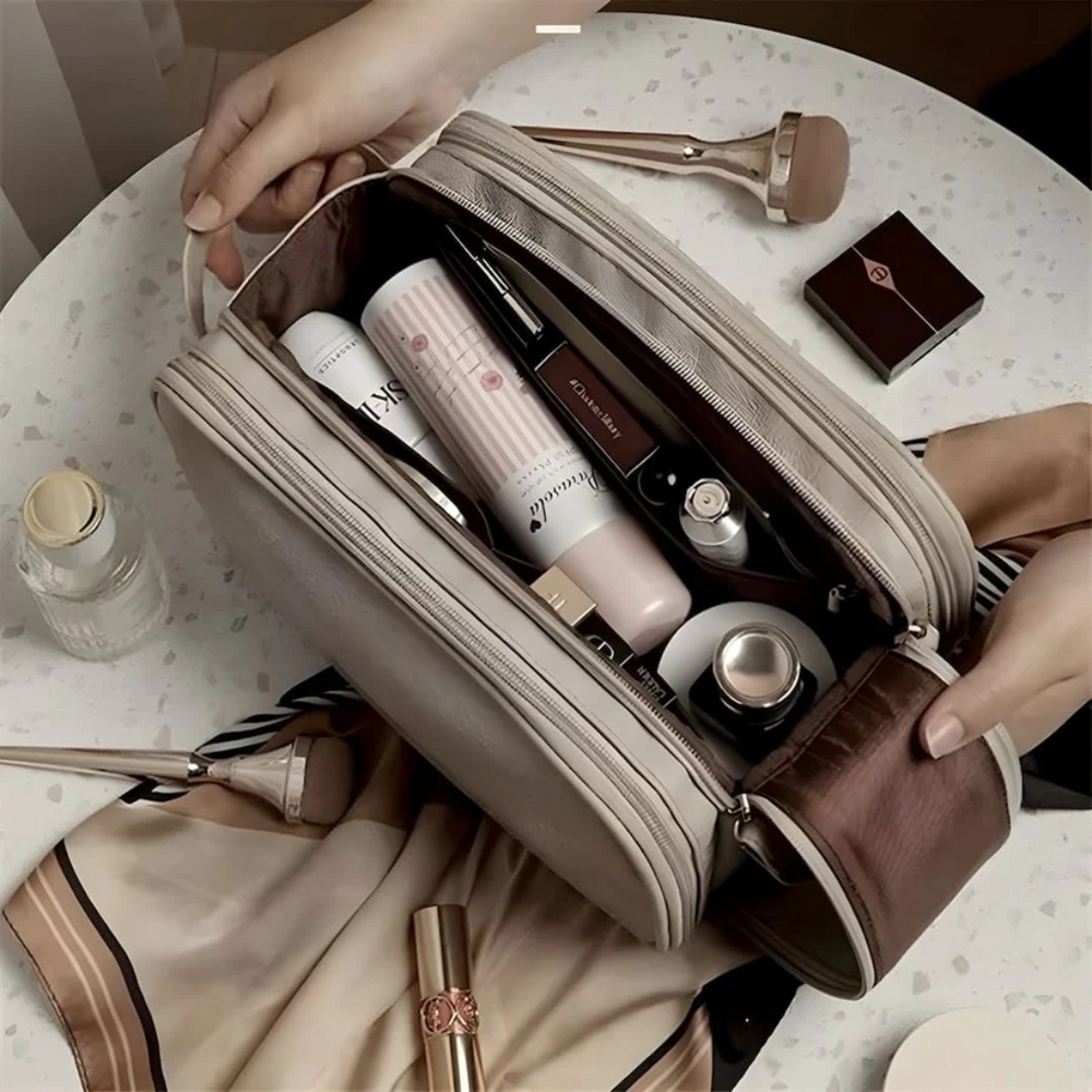 Enhanced Product Title: LuxeVault Premium Make-up Organizer | Stylish & Functional Cosmetic Storage Solution

This title includes keywords that potential customers might search for while also highlighting the product's premium quality and functionality.