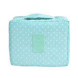 Compact Waterproof Makeup Travel Organizer - Stylish & Durable Cosmetic Case for On-the-Go Beauty Essentials