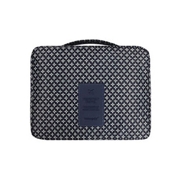 Compact Waterproof Makeup Travel Organizer - Stylish & Durable Cosmetic Case for On-the-Go Beauty Essentials