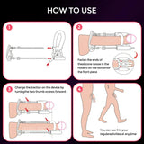 Enhanced Male Traction Stretcher Device for Size Increase and Performance Improvement