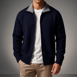 Men's zip-through cardigan, view 3