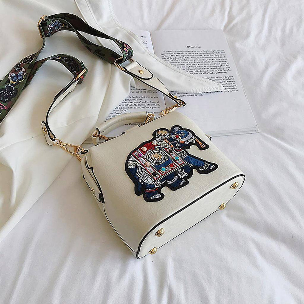 Bohemian Embroidered Mandala Shoulder Bag - Lightweight Multi-Use Tote for Travel & Everyday Style