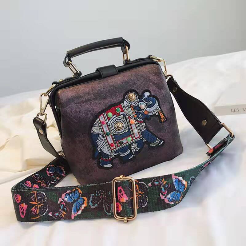 Bohemian Embroidered Mandala Shoulder Bag - Lightweight Multi-Use Tote for Travel & Everyday Style