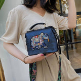 Bohemian Embroidered Mandala Shoulder Bag - Lightweight Multi-Use Tote for Travel & Everyday Style