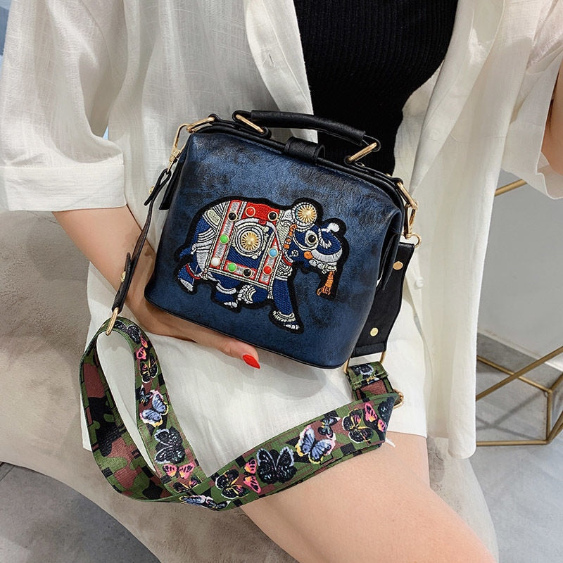 Bohemian Embroidered Mandala Shoulder Bag - Lightweight Multi-Use Tote for Travel & Everyday Style