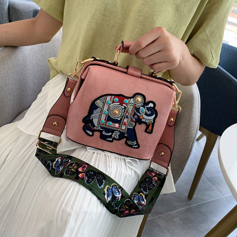 Bohemian Embroidered Mandala Shoulder Bag - Lightweight Multi-Use Tote for Travel & Everyday Style