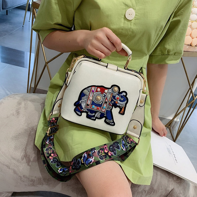 Bohemian Embroidered Mandala Shoulder Bag - Lightweight Multi-Use Tote for Travel & Everyday Style