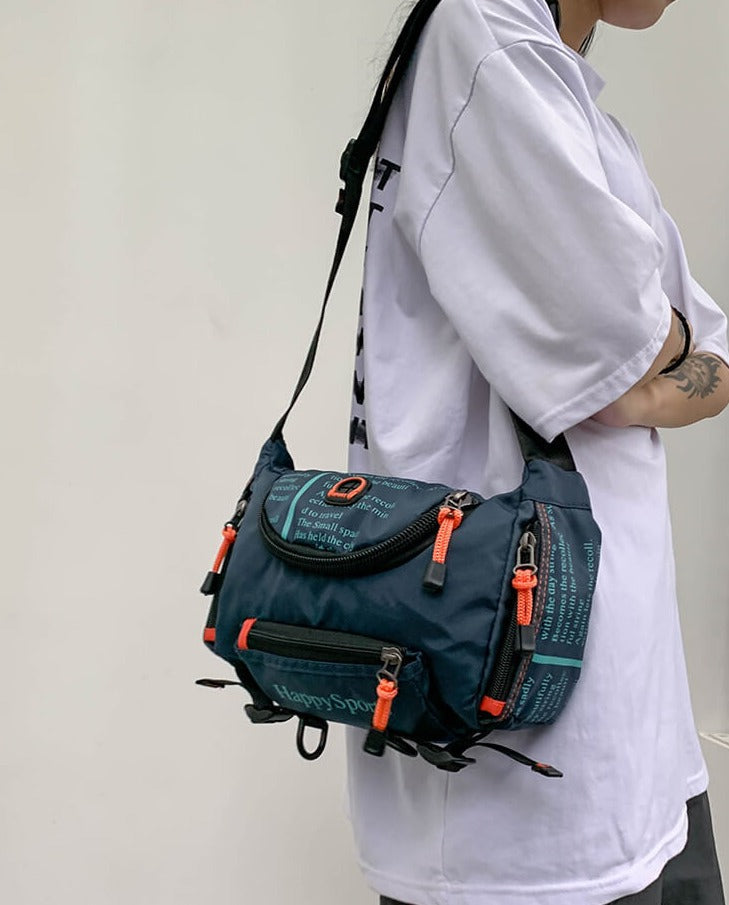 Water-Resistant Men's Multi-Way Waist & Sling Bag - Versatile Travel & Outdoor Pack
