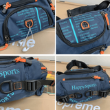 Water-Resistant Men's Multi-Way Waist & Sling Bag - Versatile Travel & Outdoor Pack