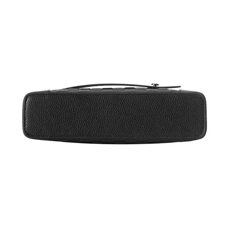 Men's Leather Anti-Theft Handbag with Fingerprint Lock – Secure Clutch & Wallet for Everyday Use
