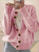 Women's ribbed cardigan, view 1