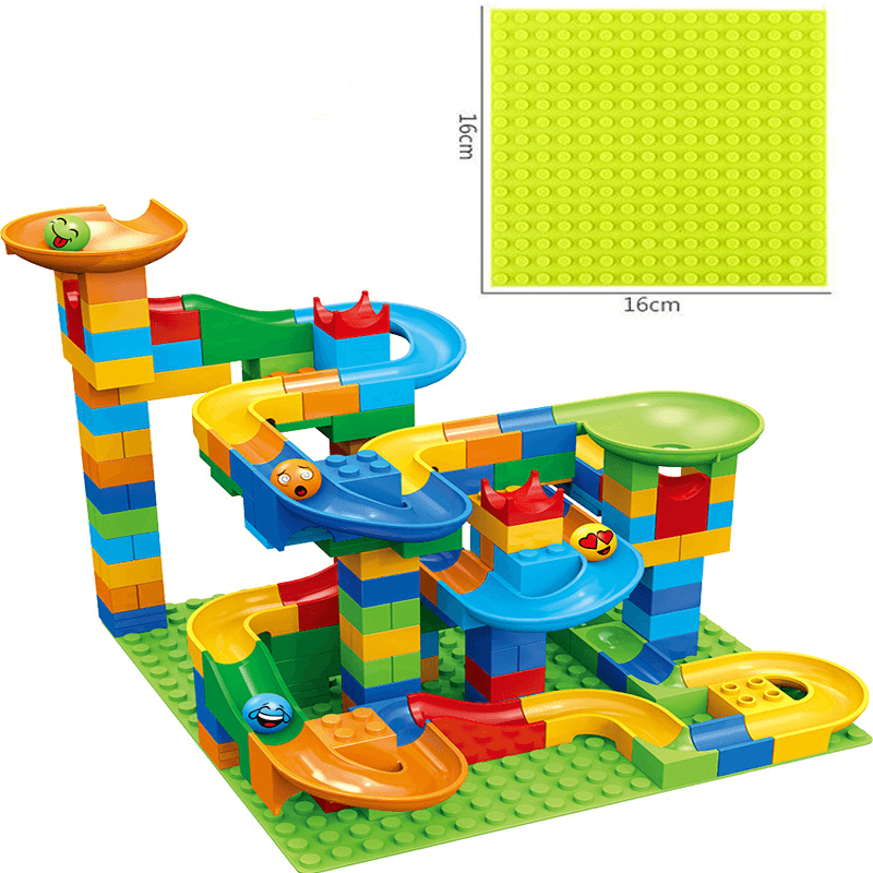 Marble Run Building Blocks Set – Creative Maze with Slide & Ball Track for Kids – Educational STEM Toy for Problem Solving & Imagination Development