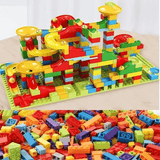 Marble Run Building Blocks Set – Creative Maze with Slide & Ball Track for Kids – Educational STEM Toy for Problem Solving & Imagination Development