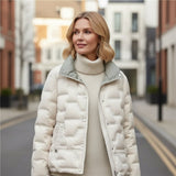 Women's quilted puffer jacket, view 6