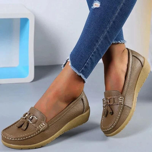 Isabella – Orthopedic Leather Loafers