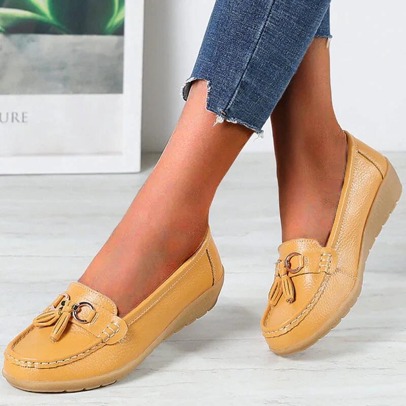 Isabella – Orthopedic Leather Loafers