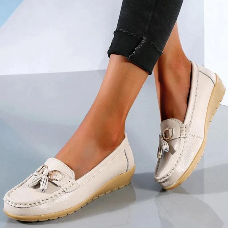 Isabella – Orthopedic Leather Loafers
