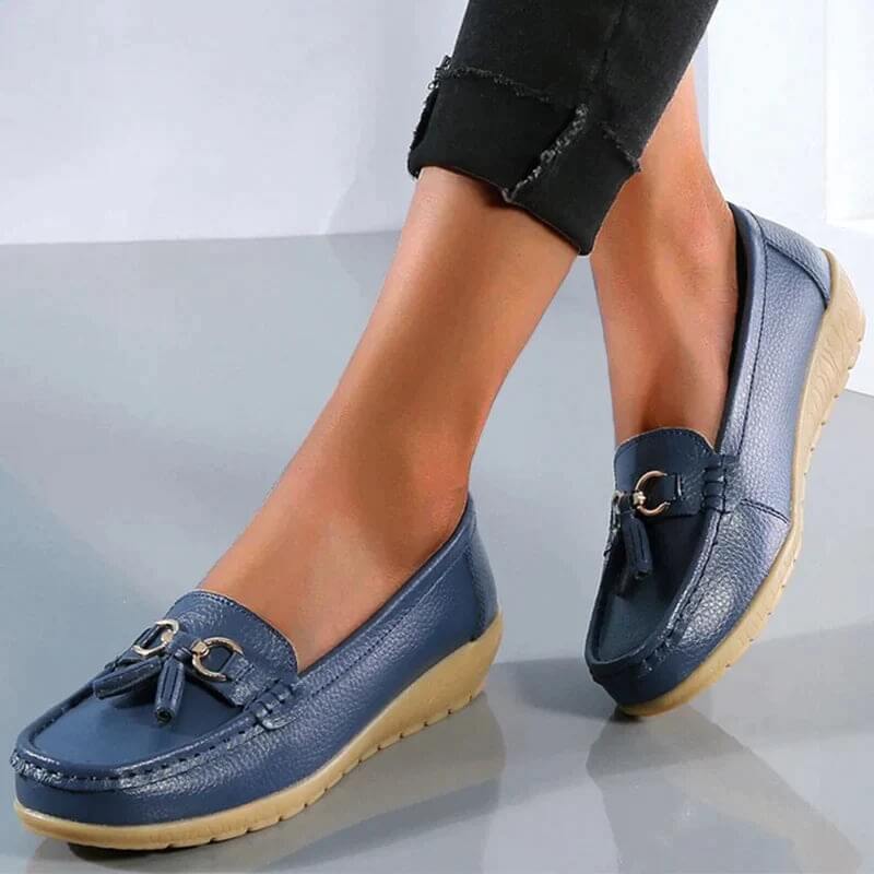 Isabella – Orthopedic Leather Loafers