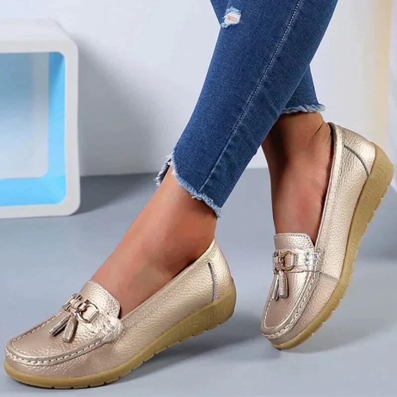 Isabella – Orthopedic Leather Loafers