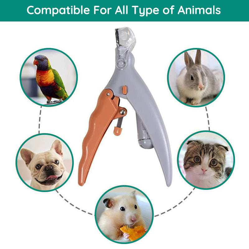 Professional Dog Nail Trimmers with Safety Sensor Light - Quick & Easy Pet Grooming Tool