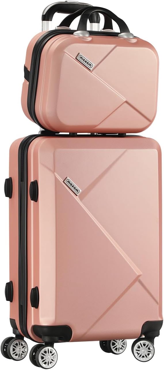 JetTrek Compact 2-Piece Carry-On Luggage Set - Trolley Bag & Spinner Wheels for Easy Travel