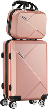 JetTrek Compact 2-Piece Carry-On Luggage Set - Trolley Bag & Spinner Wheels for Easy Travel