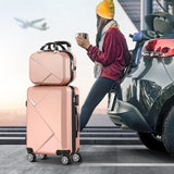 JetTrek Compact 2-Piece Carry-On Luggage Set - Trolley Bag & Spinner Wheels for Easy Travel