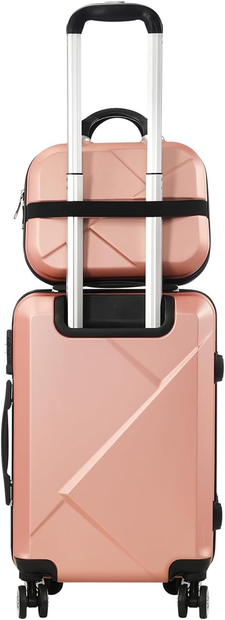 JetTrek Compact 2-Piece Carry-On Luggage Set - Trolley Bag & Spinner Wheels for Easy Travel
