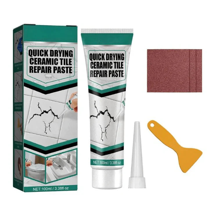 Tile Repair Paste Kit – Fast-Drying, Waterproof & 100 ml with Spatula