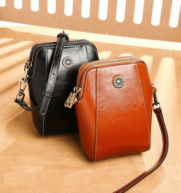 Optimized Product Title: **Kleine Lederoptik Crossbody-Tasche mit Verstellbarem Riemen & Mehreren Fächern – Stilvolle Damenhandtasche für Alltag und Freizeit**