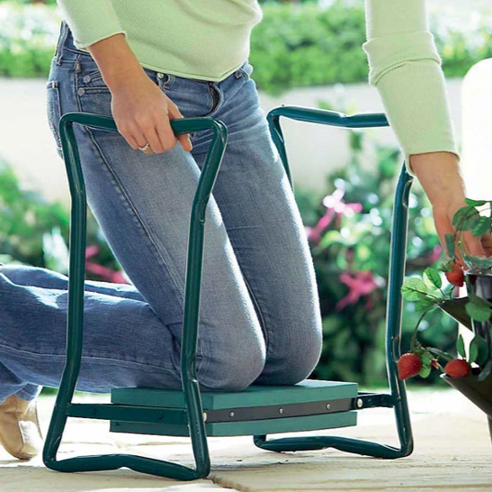 Garden Kneeling Pad & Seat – Steel Frame, EVA Padding & 150kg Capacity