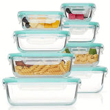 Glass Food Storage Containers – Airtight Lids, Leak-Proof & Meal Prep Ready