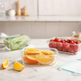 Glass Food Storage Containers – Airtight Lids, Leak-Proof & Meal Prep Ready