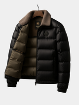 Men's wrap puffer jacket, view 1