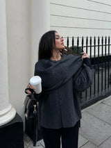 Women's oversized coat, view 2