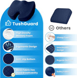 Premium Memory Foam Seat Cushion for Ultimate Comfort - Ideal for Car Seats & Office Chairs