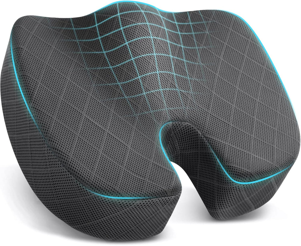 Premium Memory Foam Seat Cushion for Ultimate Comfort - Ideal for Car Seats & Office Chairs