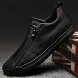 Men's Zippered Sneakers - Stylish & Comfortable Footwear for All-Day Wear