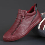 Men's Zippered Sneakers - Stylish & Comfortable Footwear for All-Day Wear