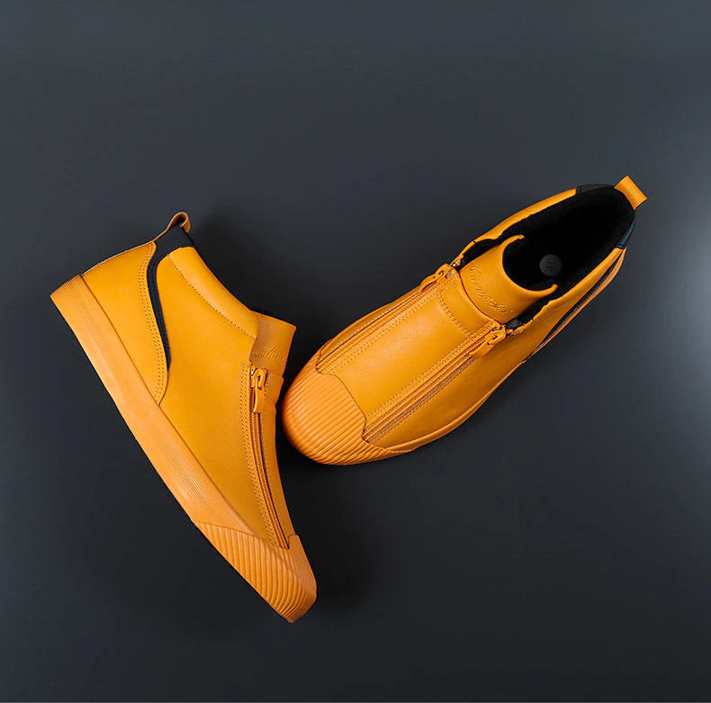 Men's Zippered Sneakers - Stylish & Comfortable Footwear for All-Day Wear