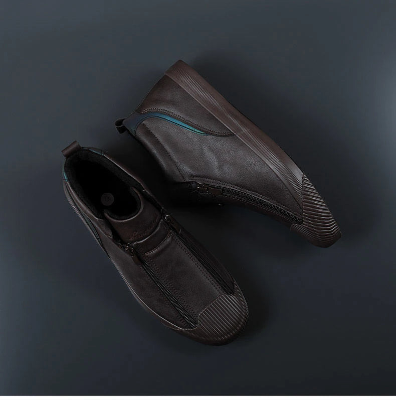 Men's Zippered Sneakers - Stylish & Comfortable Footwear for All-Day Wear