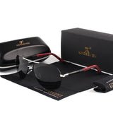 Vintage Sunglasses – Men's, Aluminum Frame & UV400 Polarized Lenses