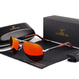 Vintage Sunglasses – Men's, Aluminum Frame & UV400 Polarized Lenses