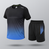 Men's Activewear Set – Moisture-Wicking, Full-Zip Jacket & Jogger Pants