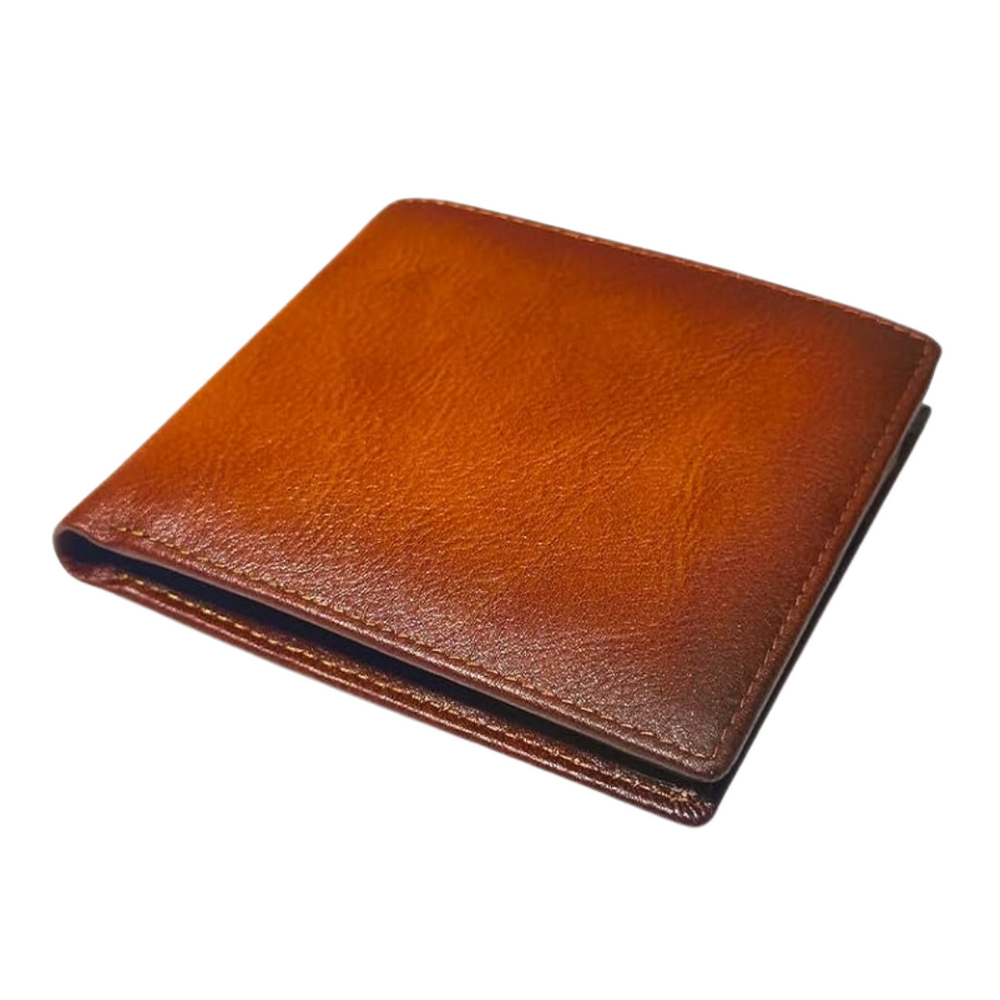 EliteFold Men's Bifold Wallet - Premium Top Grain Leather, Stylish & Durable