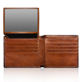 EliteFold Men's Bifold Wallet - Premium Top Grain Leather, Stylish & Durable