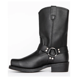 Men's Boots Harness Slip On Oil Resistant | Motorcycle Boots