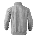 Alexander | Men's Cable Knit Sweater Quarter-Zip Pullover